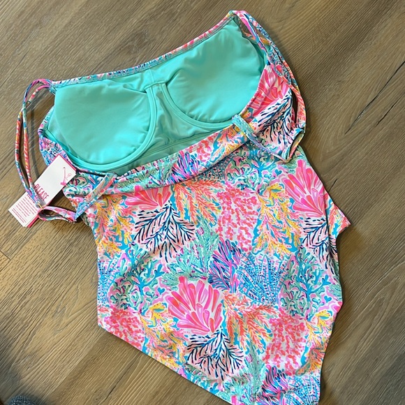 NWT Lilly Pulitzer Napili One-Piece Swimsuit in Splashdance Size 14, Women’s - Picture 7 of 12